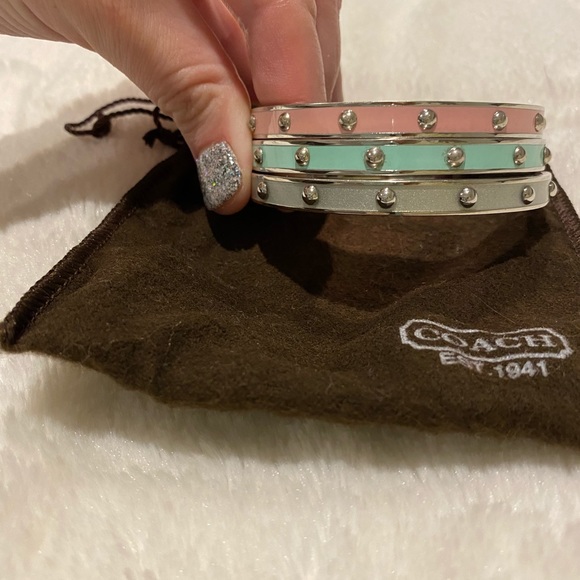 Coach Enamel Bangles (Set of 3) - Picture 3 of 6